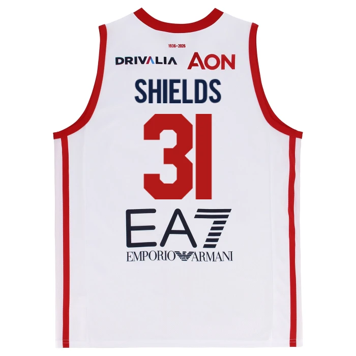 OLIMPIA MILANO CANOTTA REPLICA CAMPIONATO BIANCA 25/26