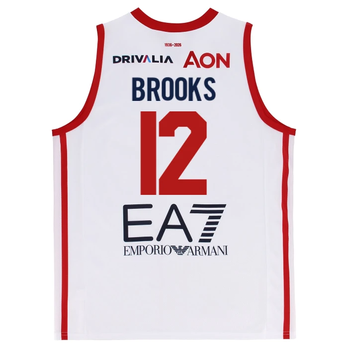 OLIMPIA MILANO CANOTTA REPLICA CAMPIONATO BIANCA 25/26