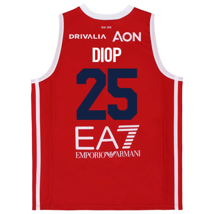 OLIMPIA MILANO CANOTTA REPLICA CAMPIONATO ROSSA 25/26