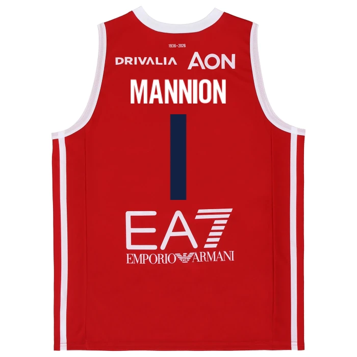 OLIMPIA MILANO CANOTTA REPLICA CAMPIONATO ROSSA 25/26