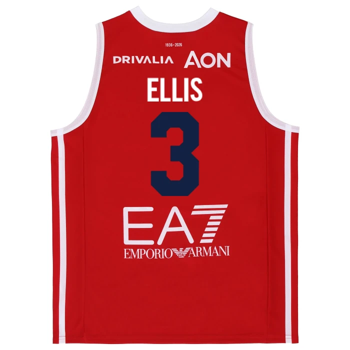 OLIMPIA MILANO CANOTTA REPLICA CAMPIONATO ROSSA 25/26