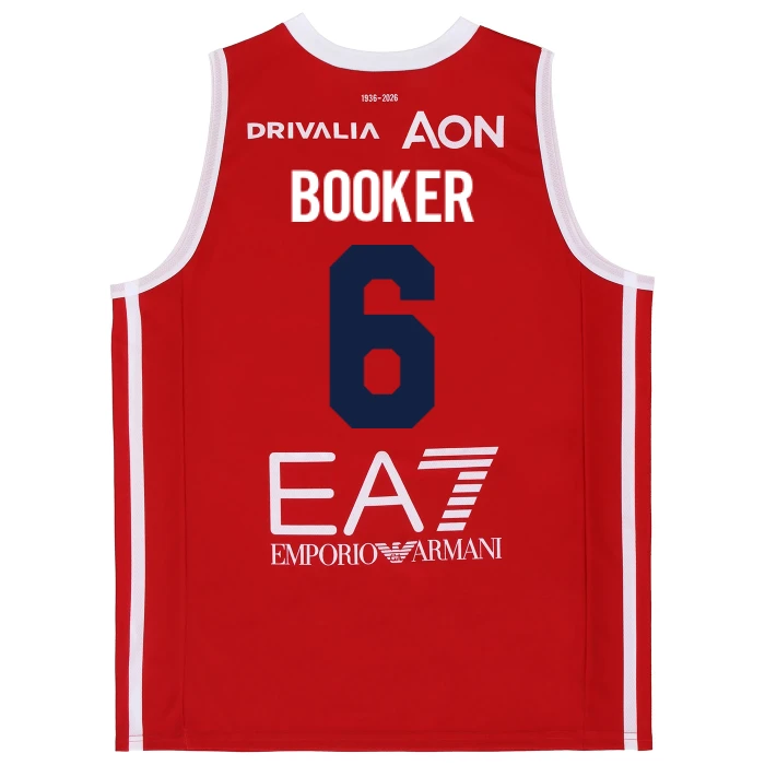 OLIMPIA MILANO CANOTTA REPLICA CAMPIONATO ROSSA 25/26