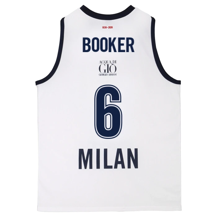 OLIMPIA MILANO CANOTTA REPLICA EUROLEGA BIANCA 25/26