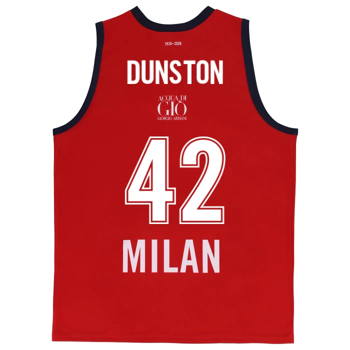 OLIMPIA MILANO CANOTTA REPLICA EUROLEGA ROSSA 25/26