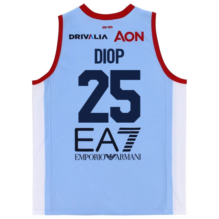 OLIMPIA MILANO CANOTTA REPLICA CAMPIONATO AZZURRA 25/26