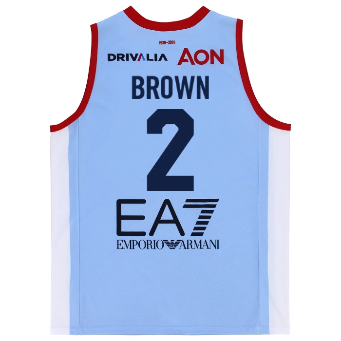 OLIMPIA MILANO CANOTTA REPLICA CAMPIONATO AZZURRA 25/26