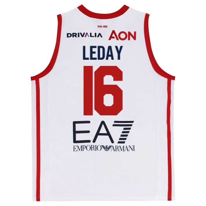 OLIMPIA MILANO CANOTTA REPLICA CAMPIONATO BIANCA 25/26 - BAMBINO