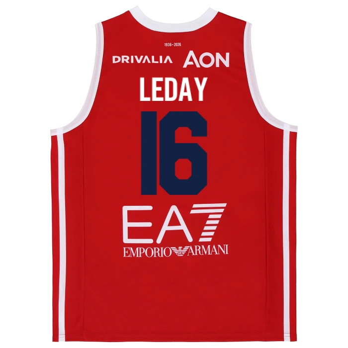 OLIMPIA MILANO CANOTTA REPLICA CAMPIONATO ROSSA 25/26 - BAMBINO