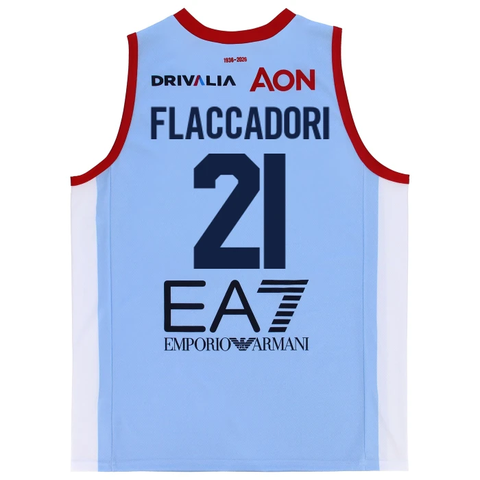 OLIMPIA MILANO CANOTTA REPLICA CAMPIONATO AZZURRA 25/26 - BAMBINO