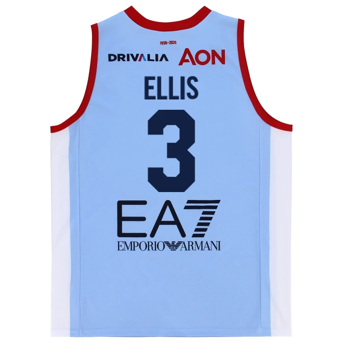 OLIMPIA MILANO CANOTTA REPLICA CAMPIONATO AZZURRA 25/26 - BAMBINO