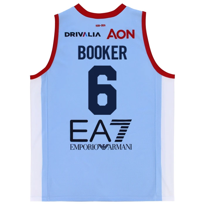 OLIMPIA MILANO CANOTTA REPLICA CAMPIONATO AZZURRA 25/26 - BAMBINO