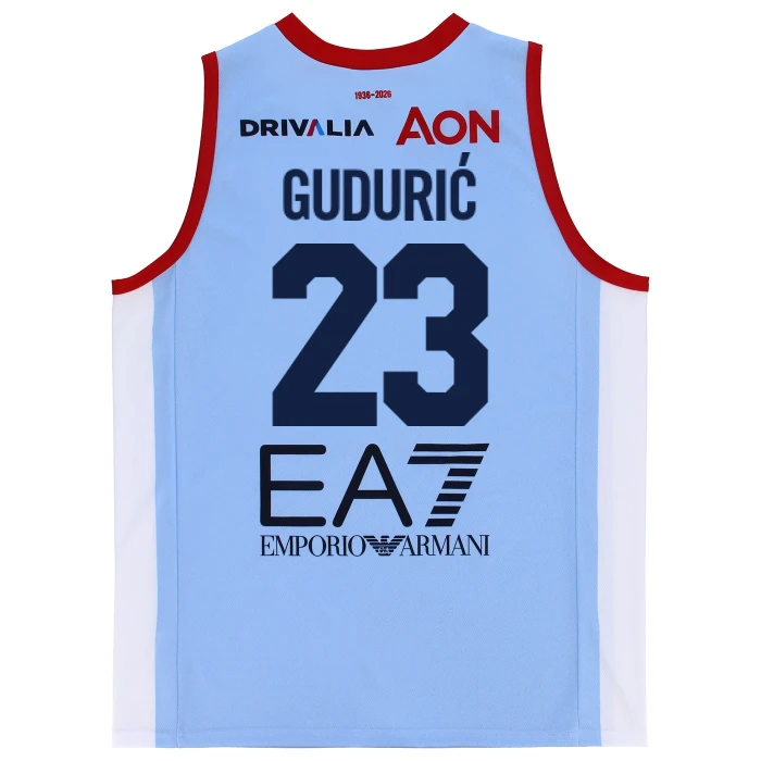 OLIMPIA MILANO CANOTTA REPLICA CAMPIONATO AZZURRA 25/26 - BAMBINO
