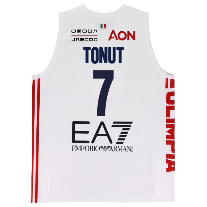 OLIMPIA MILANO CANOTTA REPLICA CAMPIONATO BIANCA 26/27