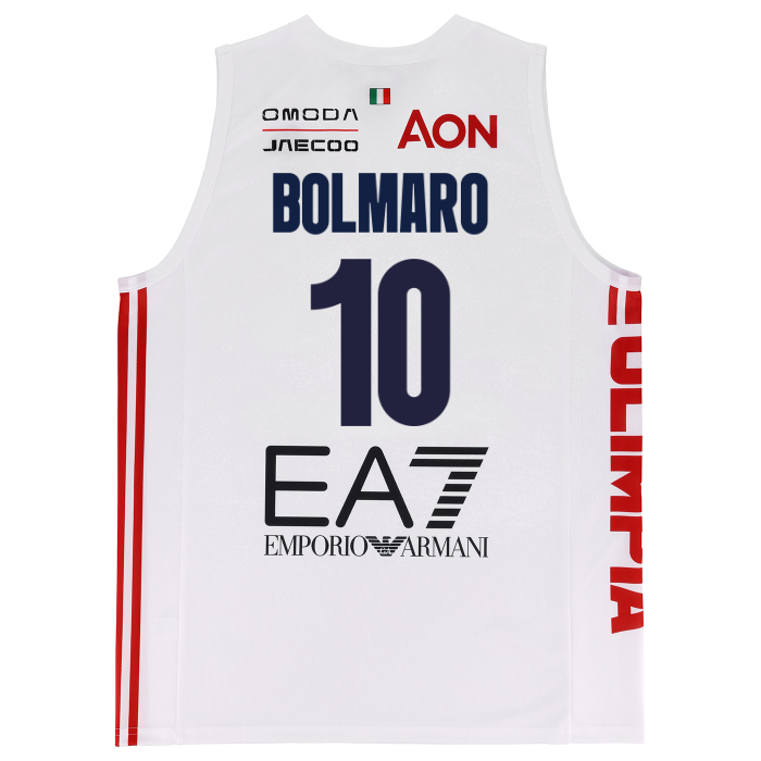 OLIMPIA MILANO CANOTTA REPLICA CAMPIONATO BIANCA 26/27
