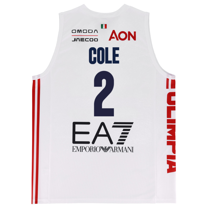 OLIMPIA MILANO CANOTTA REPLICA CAMPIONATO BIANCA 26/27