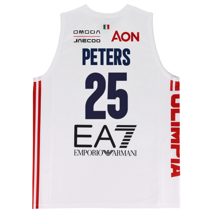 OLIMPIA MILANO CANOTTA REPLICA CAMPIONATO BIANCA 26/27