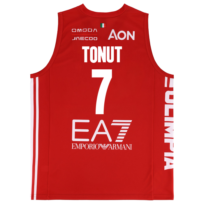 OLIMPIA MILANO CANOTTA REPLICA CAMPIONATO ROSSA 26/27