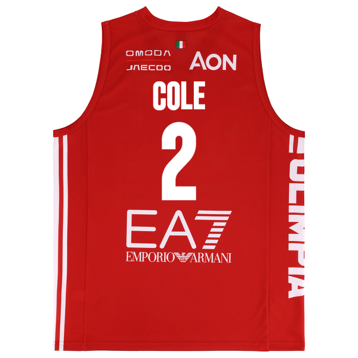 OLIMPIA MILANO CANOTTA REPLICA CAMPIONATO ROSSA 26/27