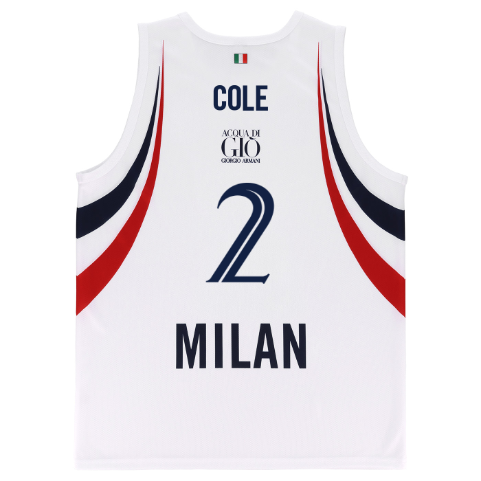OLIMPIA MILANO CANOTTA REPLICA EUROLEGA BIANCA 26/27