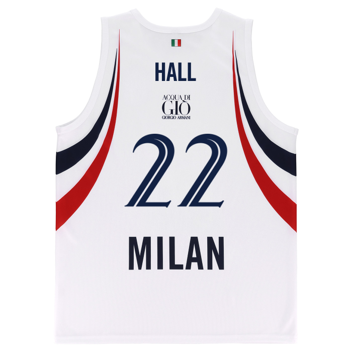 OLIMPIA MILANO CANOTTA REPLICA EUROLEGA BIANCA 26/27