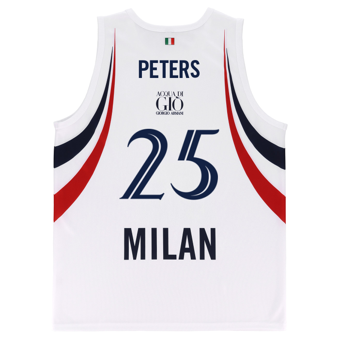 OLIMPIA MILANO CANOTTA REPLICA EUROLEGA BIANCA 26/27