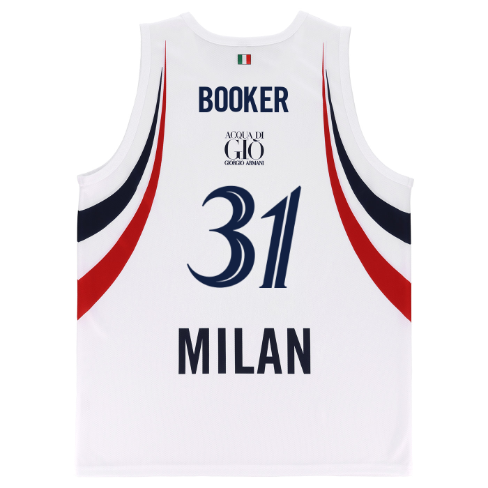 OLIMPIA MILANO CANOTTA REPLICA EUROLEGA BIANCA 26/27