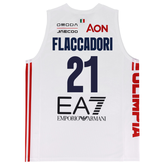 OLIMPIA MILANO CANOTTA REPLICA CAMPIONATO BIANCA 26/27 - BAMBINO