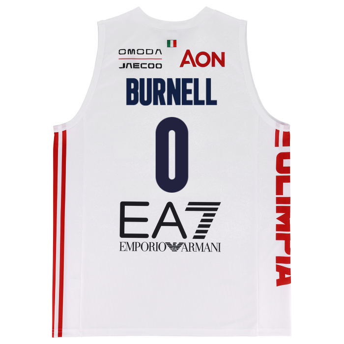 OLIMPIA MILANO CANOTTA REPLICA CAMPIONATO BIANCA 26/27 - BAMBINO