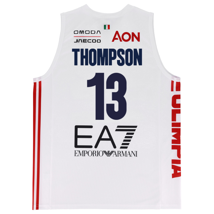 OLIMPIA MILANO CANOTTA REPLICA CAMPIONATO BIANCA 26/27 - BAMBINO