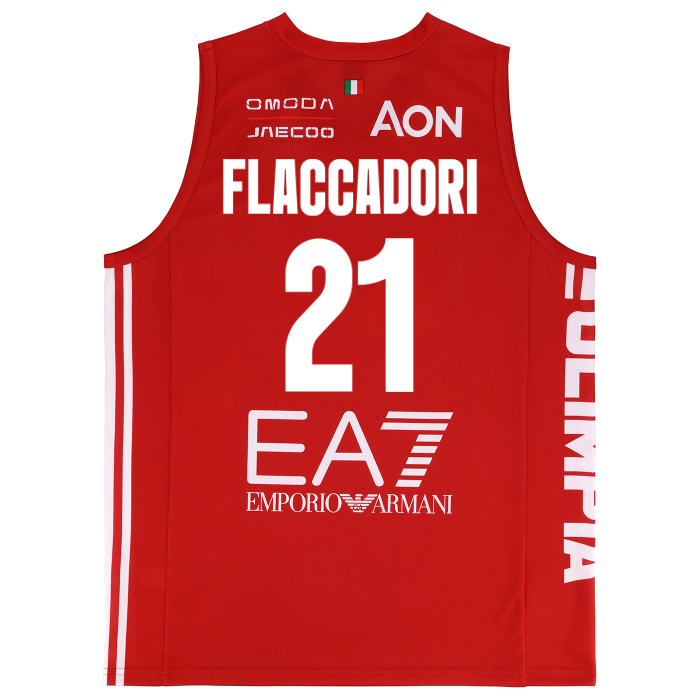 OLIMPIA MILANO CANOTTA REPLICA CAMPIONATO ROSSA 26/27 - BAMBINO