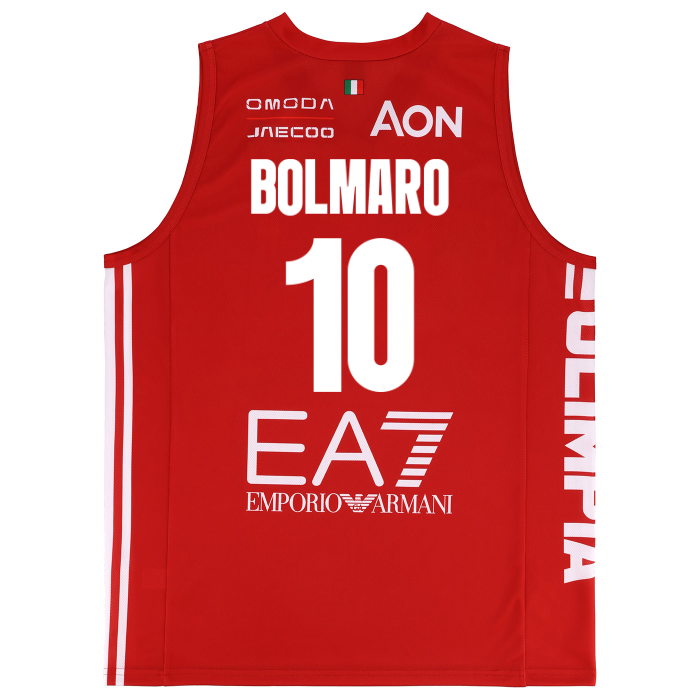 OLIMPIA MILANO CANOTTA REPLICA CAMPIONATO ROSSA 26/27 - BAMBINO