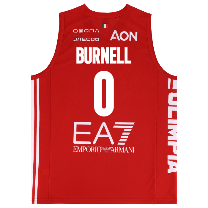 OLIMPIA MILANO CANOTTA REPLICA CAMPIONATO ROSSA 26/27 - BAMBINO