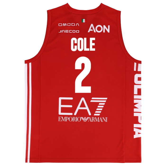 OLIMPIA MILANO CANOTTA REPLICA CAMPIONATO ROSSA 26/27 - BAMBINO