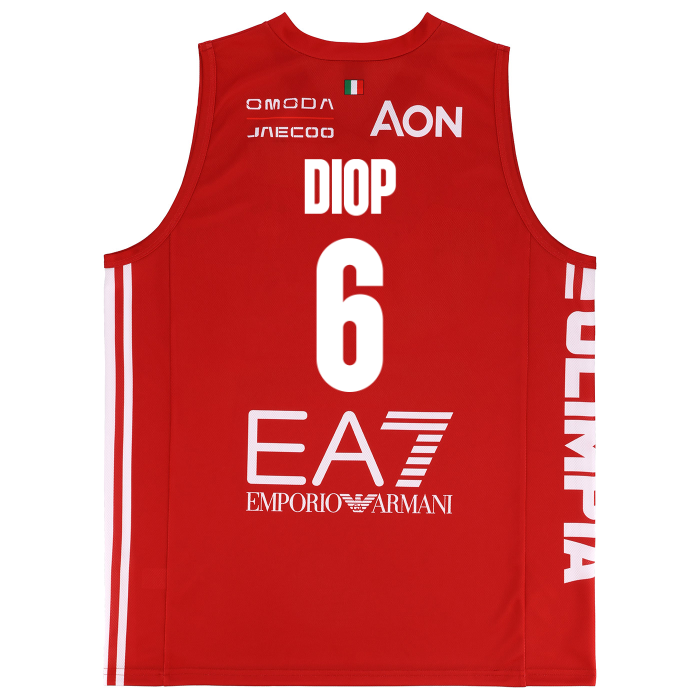 OLIMPIA MILANO CANOTTA REPLICA CAMPIONATO ROSSA 26/27 - BAMBINO