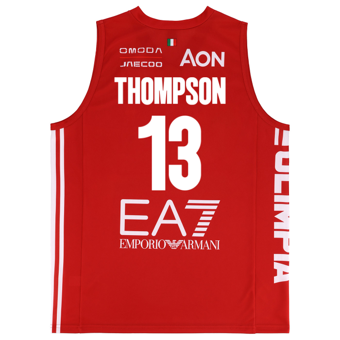 OLIMPIA MILANO CANOTTA REPLICA CAMPIONATO ROSSA 26/27 - BAMBINO