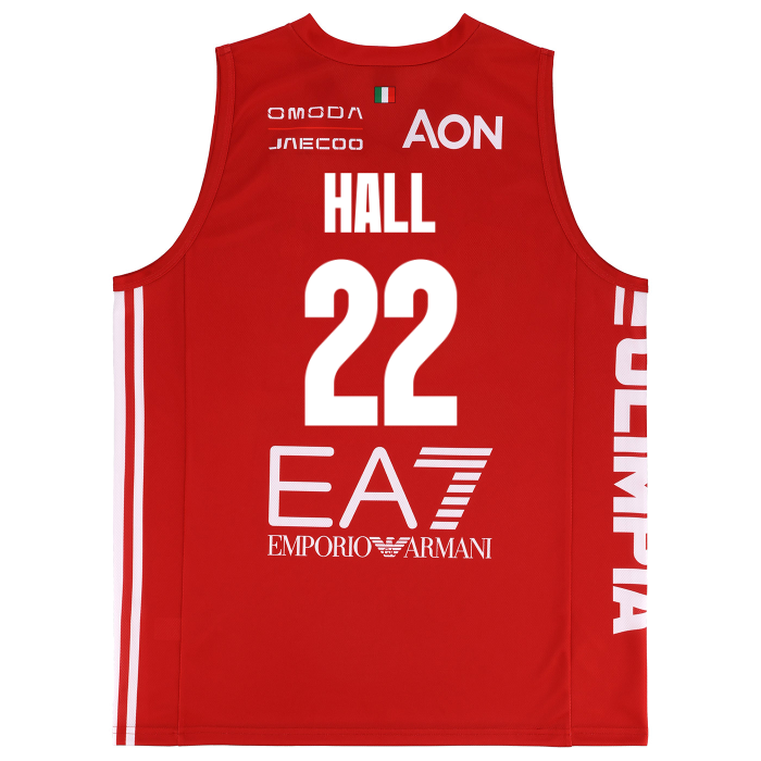 OLIMPIA MILANO CANOTTA REPLICA CAMPIONATO ROSSA 26/27 - BAMBINO