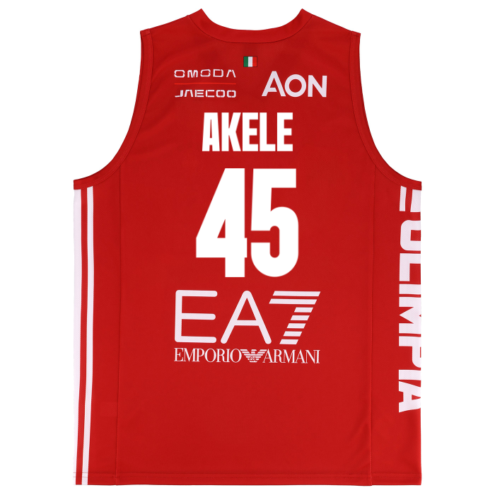 OLIMPIA MILANO CANOTTA REPLICA CAMPIONATO ROSSA 26/27 - BAMBINO