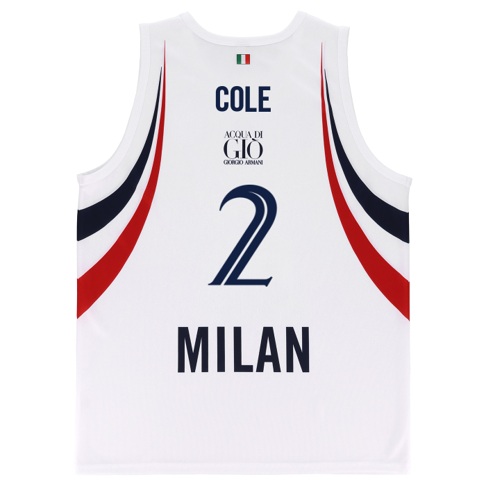 OLIMPIA MILANO CANOTTA REPLICA EUROLEGA BIANCA 26/27 - BAMBINO