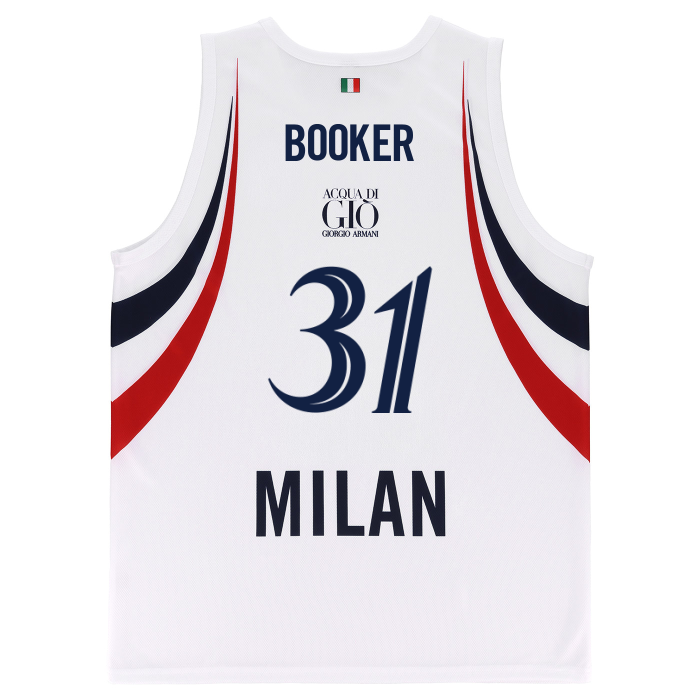 OLIMPIA MILANO CANOTTA REPLICA EUROLEGA BIANCA 26/27 - BAMBINO