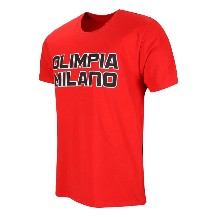 OLIMPIA MILANO TEE BAMBINO ROSSA 22/23