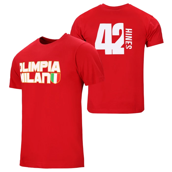 OLIMPIA MILANO T-SHIRT HINES ROSSA 23/24 - BAMBINO