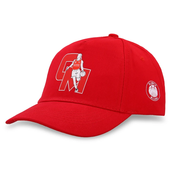 OLIMPIA MILANO CAPPELLINO GIOCATORE ROSSO