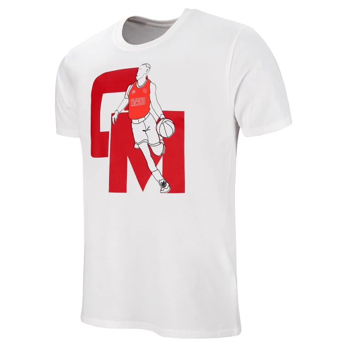 OLIMPIA MILANO T-SHIRT GIOCATORE BIANCA