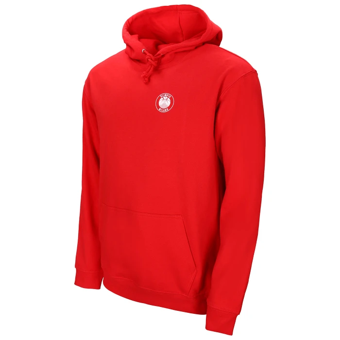 OLIMPIA MILANO FELPA CAPPUCCIO SINCE 1936 ROSSA