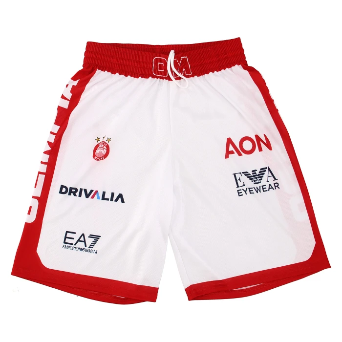 OLIMPIA MILANO PANTALONCINI REPLICA CAMPIONATO BIANCHI 24/25