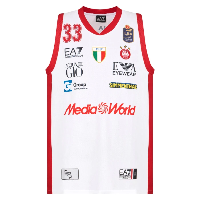 OLIMPIA MILANO CANOTTA CAMPIONATO AUTHENTIC 24/25 BIANCA MIROTIC