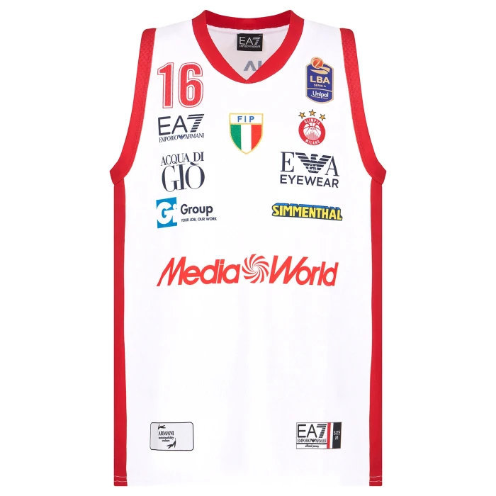 OLIMPIA MILANO CANOTTA CAMPIONATO AUTHENTIC 24/25 BIANCA LEDAY