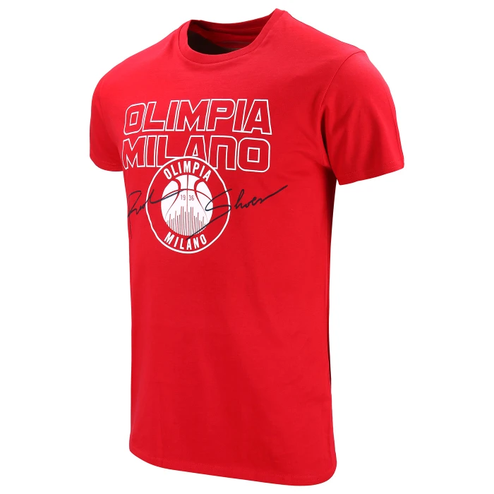 OLIMPIA MILANO T-SHIRT REDSHOES LOGO ROSSA
