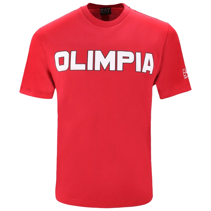 OLIMPIA MILANO T-SHIRT ROSSA