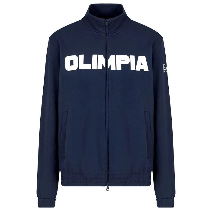 OLIMPIA MILANO FELPA ZIP EA7